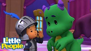 Little People | Halloween Dragons and Princesses!  | 3 Hours Cartoons | Little People Fisher Price