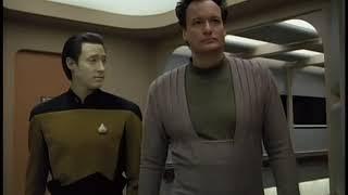 Star Trek TNG - Deja Q - Data converses with Q