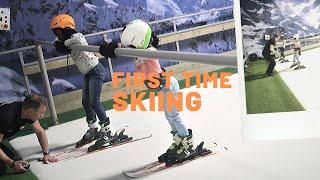 HOW TO SKI | BEGINNER SKILLS FOR THE FIRST DAY SKIING #skizonebasingstoke #winter