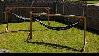 $35 Homemade Hammock Stand, easy and CHEAP!
