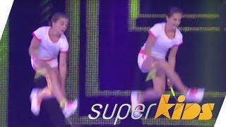 Amazing rope skipping dance! | Olivia Gessner & Anna Uhl | Superkids