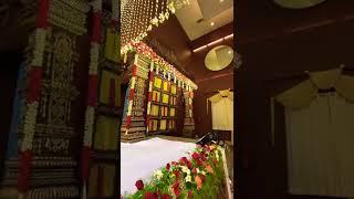 South Indian Wedding Decor with Grand Entrance || AV Events Hyderabad || #weddingdecor #events