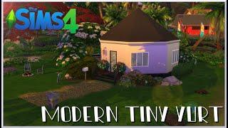 MODERN TINY YURT // Sims 4 Speed Build