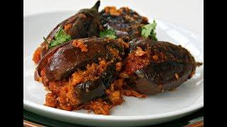 Vankaya Kobbari Karam In TeluguIIStuffed Brinjal RecipeII ANU TV