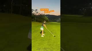 필드에서 필요한 간단한 생각#최지희프로#골프레슨#골프연습방법