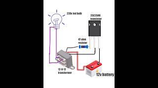 Car inverter 12v to 220v #inverter #dctoac #shorts #circuit #trending #electronic