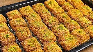 BAKLAVA DEĞİL AMA BAKLAVA TADINDA KIYIR  KIYIR ŞERBETLİ TATLI TARİFİ‼️ RAMAZAN'DA FAVORİNİZ OLACAK