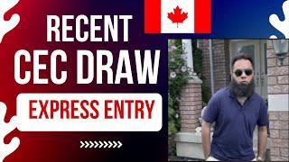 Recent Express Entry Draw | Canadian Experience Class Draw