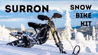 Sur ron snowbike kit testdrive