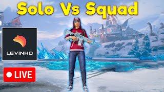  LEVINHO Solo Vs Squad | PUBG MOBILE