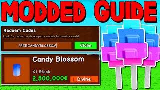 GROW A GARDEN MODDED CODES & GUIDE! (FREE CANDY BLOSSOM CODES) ROBLOX