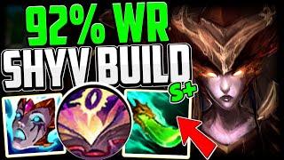 SHYVANA JUNGLE ISN'T BALANCED (92% WR BUILD) How to Play Shyvana Jungle & Carry Season 14