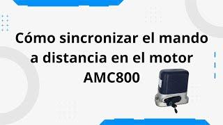 Como sincronizar el mando a distancia  en MATISMO AMC800