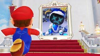 What Happens if Mario use the Secret Astro Bot Painting in Super Mario Odyssey?