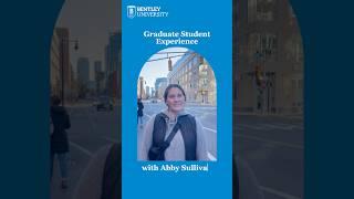 Meet Abby Sullivan, student at Bentley, pursuing Master in Business Analytics #BentleyU #Analytics