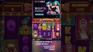 с бонуски один лямчик в догах #zubaref  #buster #casino #shorts   #заносынедели