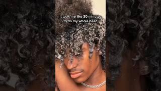 Afro Wash Routine #naturalcurls #fro #afro #afrocurls #naturalhair #blackhair #curlyhair #short