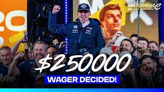 Max Verstappen and Jeff Dodds decide outcome of $250,000 wager! 