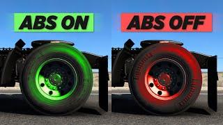 ABS ON vs ABS OFF  - American Truck Simulator