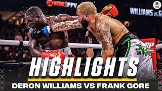 Deron Williams TAKES DOWN Frank Gore Via Split Decision [Highlights + Recap] | CBS Sports HQ