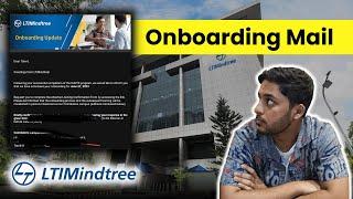 LTIMindtree's onboarding mail | Update about Joining | 2023 batch