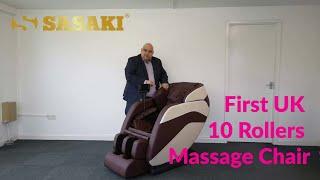 SASAKI 8 Series - UK First 10 Rollers Massage Chair