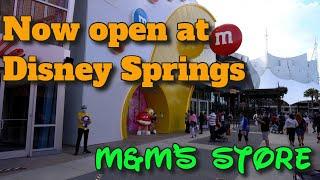 new m&m's store at disney springs | now open 2021 | - m&m's store grand opening at disney springs