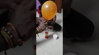 balloon riseup science experiment #balloon #science #experiments #shorts