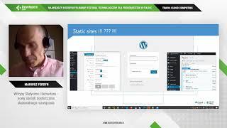 4Developers 2020, Mariusz Ferdyn, Cloud Computing: Witryny Statyczne i Serverless (...)