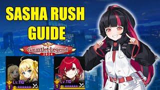 [Counter;Side] PVP Sasha Rush Guide by 2 Time R3 Low Spender