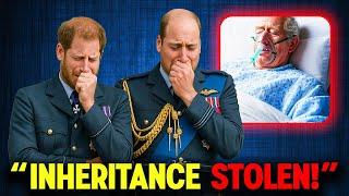 Prince William & Harry's Inheritance Revealed Amid King's Health Crisis