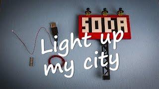 How I light up my LEGO-City with LEDs - Bricksonville - May 2018 -