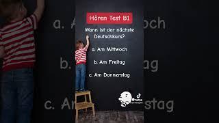 #44 || Hören B1 || Deutsch-Test für Zuwanderer