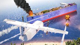 Planes attack Big Cargo Ship | Teardown