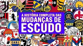 A HISTÓRIA DAS MUDANÇAS DE ESCUDO NO FUTEBOL