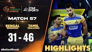 வெற்றி பாதைக்கு திரும்பிட்டாங்க Tamil Thalaivas | PKL Tamil Highlights | #ProKabaddiOnStar