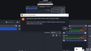Obs studio how to fix nvenc error | Obs video drivers not up to date