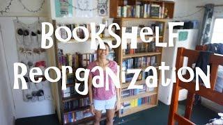 THE BIG MOVE | Bookshelf Reorganization