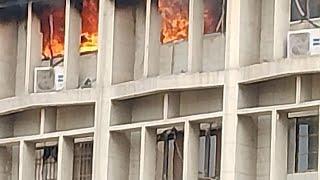 Original Fire video on psx Building #psx #fire #psxnews 