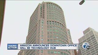 Amazon announces downtown Detroit office will be technology hub