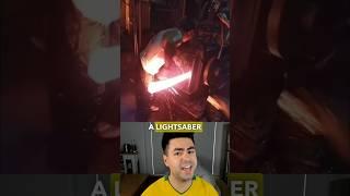 Bro making lightsabers 