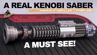 All Real Parts Kenobi Lightsaber! with Guest: Stars' End