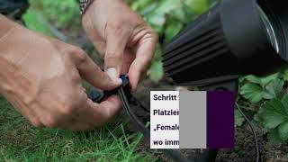 Garden Lights | So installieren Sie 12-Volt Strahler mit dem Flex-Kabelsystem