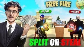 Free Fire: SPLIT or STEAL 10,000 RS | Most Unique Special Video!