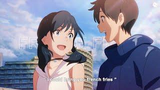 Powfu - French Fries (Lyrics / AMV)