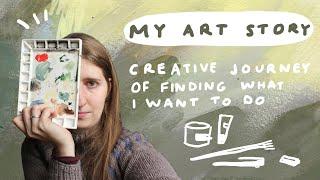 My art story. Creative journey of finding what I want to do. KRIKSIS motivational illustration talk.