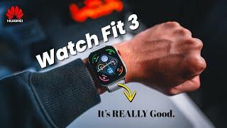 HUAWEI Watch Fit 3: I Did NOT Expect This! Amazing Value, Ultra Smooth, Android/iOS Support 