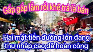 Gấp,cần bán nhanh nhà góc hai mặt tiền đường kinh doanh buôn bán đang cho thuê thu nhập cao