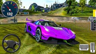 Extreme Car Driving Simulator - Offroad Ferrari Sports Car Stunt Driving : Android Gameplay