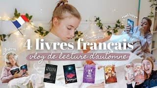 VLOG LECTURE : 4 livres français pour l'automne 